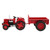 Engineering Vehicles Model 1/18 Alloy Retro Tractor Toy for Kid's Toy Collection Decoration