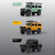 Remote Control Truck 1/18 Remote Control Car Off-road Car 4WD 2.4GHz Full-scale Climbing Car with LED Lights for All Terrain 3 Battery