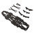 RC Car Chassis Plate High Flexibility Carbon Fiber Chassis Plate Accessory for SNRC R3G 1:10 RC Station Wagon Black
