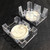 2 Deck/6 Deck Rotating Card Tray Convenient Playing Card Holder Clear Card Game Organizer