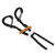 Archery Finger Sling Polyester Adjustable Fingersling Archery Bow Rope Hand Guard for Recurve Bow Replacement Accessories Black