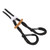 Archery Finger Sling Polyester Adjustable Fingersling Archery Bow Rope Hand Guard for Recurve Bow Replacement Accessories Black