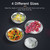 8pcs Stainless Steel Plates and Bowls Set Camping Dinner Dish Set with Carry Bag for Outdoor Camping Hiking Backpacking Picnics