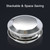 8pcs Stainless Steel Plates and Bowls Set Camping Dinner Dish Set with Carry Bag for Outdoor Camping Hiking Backpacking Picnics
