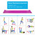 5pcs Yoga Equipment Set Include Yoga Ball Yoga Blocks Stretching Strap Resistance Loop Band Exercise Band