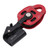 Lift Weight Pulley 7075 Aviation Aluminum Puller for Survive Rock Climb High Altitude Heavy for 8‑12mm Rope Red