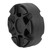 Hockey Puck Dense Texture Glossy Flat Easy Sliding Plastic Roller Hockey Puck for Daily Skating TrainingBlack