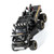 1/28 F150 Car Model Alloy Kids Vehicle Toy with Simulated Sound and Light Off Road for Children Matte Black