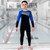 HISEA Neoprene One Pieces Long Sleeves Kid Boy Wetsuit Diving Suit Keep Warm for Snorkeling Surfing M125(M125 10 Size)