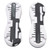 5 Degree Fins Box Surfing Board Round Cup Grid Black Rudder Slot Fin Box Includes Screws