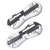 5 Degree Fins Box Surfing Board Round Cup Grid Black Rudder Slot Fin Box Includes Screws