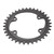 BCD 96MM Narrow Wide Chainring Single Chain Ring for M6000 M7000 M8000 (Black 36T)