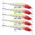 5Pcs Artificial Simulation Minnow Long Shot Lure Bait with Treble Hook Fishing Accessory3#