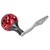 Round Hole Single Rocker Lowprofile Reel Fishing Reels Conversion Handle with Hole(red )