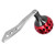 Round Hole Single Rocker Lowprofile Reel Fishing Reels Conversion Handle with Hole(red )