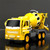 Engineering Toy Truck Set Plastic Lifelike Excavator Construction Vehicle Toys for Boys 6 Pieces