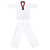 Taekwondo Uniform Striped Model Polyester Cotton with Belt Martial Arts Training Clothes for Beginner Athletes Practice S