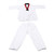 Taekwondo Uniform Striped Model Polyester Cotton with Belt Martial Arts Training Clothes for Beginner Athletes Practice S