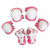 [通拓商品]Children Protective Gear Set 7 in 1 Adjustable Helment Knee Elbow Wrist Pads for Kids Skateboard Scooter Skating