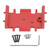 Aluminum Alloy Medium Wave Box Chassis for ECX 1/24 Barrage for RGT 1/24 for FTX 1/24 RC Car Upgrade Parts Red