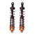 2pcs Metal Shock Absorber Damper for 1/8 RC Car Spare Parts Accessory (120mm)