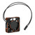 SURPASSHOBBY Cooling Fan 16000RPM 40 x 40 x 10mm Aluminum Fan for 1/10 1/8 RC Car(Black Orange )