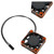SURPASSHOBBY Cooling Fan 16000RPM 40 x 40 x 10mm Aluminum Fan for 1/10 1/8 RC Car(Black Orange )