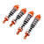 RC Shocks Replacement Damper Springs Shock Absorber Aluminum Alloy for ZD Racing 1/7 DBX07(Orange Titanium Color )