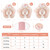 Baby Swimming Float Cartoon Pony Inflatable Baby Pool Float Ring with Removable Sun Protection Canopy Strap for Infant Baby