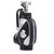 Mini Desktop  Golf Bag Pen Clock  Zinc Alloy PU Leather with Golf Pens Souvenir Set GiftBlack Silver