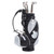 Mini Desktop  Golf Bag Pen Clock  Zinc Alloy PU Leather with Golf Pens Souvenir Set GiftBlack Silver
