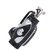 Mini Desktop  Golf Bag Pen Clock  Zinc Alloy PU Leather with Golf Pens Souvenir Set GiftBlack Silver