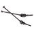 2Pcs RC Drive Shaft Universal Front Rear Axle Shaft Universal Large Attack Angle for Axial