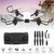 RC Drone GPS Optical Flow WIFI FPV Smart Follow Folding RC Drone QuadcopterWhite 4K GPS