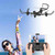 RC Drone GPS Optical Flow WIFI FPV Smart Follow Folding RC Drone QuadcopterWhite 4K GPS