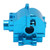 Gear Box Aluminum Alloy RC Upgrades Parts With Screws for HSP 94122 94177 94188 1/10 RC Car UpgradeBlue