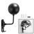 Helmet Holder 180 Degree Rotation Helmet Rack with 2 Hooks Wall Mounted Landing Helmet Hanger for Bike Motorcycle Helmet Coats Hats