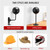 Helmet Holder 180 Degree Rotation Helmet Rack with 2 Hooks Wall Mounted Landing Helmet Hanger for Bike Motorcycle Helmet Coats Hats