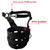 Horse Grazing Muzzle Comfort Lined Heavy Duty Waffle Nylon Equestrian Equipment with Hook and Loop Fastener Halter