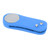 Foldable Golf Divot Repair Tool with Magnetic Ball Marker Golf Green Fork and Pop Up ButtonBlue