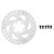 130mm Brake Disk 5 Hole Brake Pad Disc Electric Scooter Modified Brake Disc with 5 Screw Kits for MI4 PRO