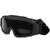 Tactics DustProof Protective Glasses Impact Resistant AntiExplosion Military Goggles(Verre gris à cadre noir )