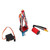 2435 Brushless Motor Kit 4 Pole 12 Slot 4800KV Brushless Motor 25A ESC with 2.2kg Metal Servo for 1/16 1/8 RC Car