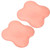 2Pcs Yoga Workout Knee Elbow Training Pad PU Cushion Exercise Mats Double Side Antislip(Pink )