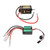 Brushed Motor ESC Combo with 540 21T Brushed Motor 65A Waterproof Green Brushed ESC for Traxxas for Tamiya