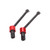 2Pcs RC CVD Drive Shaft High Hardness Durable Stable Easy Assembly CVD Drive Shaft for Traxxas LaTrax TetonRed