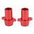 RC Metal Rear Axle Sleeve Aluminum Alloy Rear Axle Sleeve for Axial RBX10 1/10 RC Car Upgrade PartRed