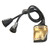Archery Fingers Guard Protector Brass and Leather Archery Thumb Ring for Traditional Archery Equipment Outdoor Black