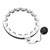 16 Knots Smart Waist Exercise Hoop Detachable Adjustable Waist Training Hoop for Adults Weight Loss White