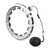 16 Knots Smart Waist Exercise Hoop Detachable Adjustable Waist Training Hoop for Adults Weight Loss White
